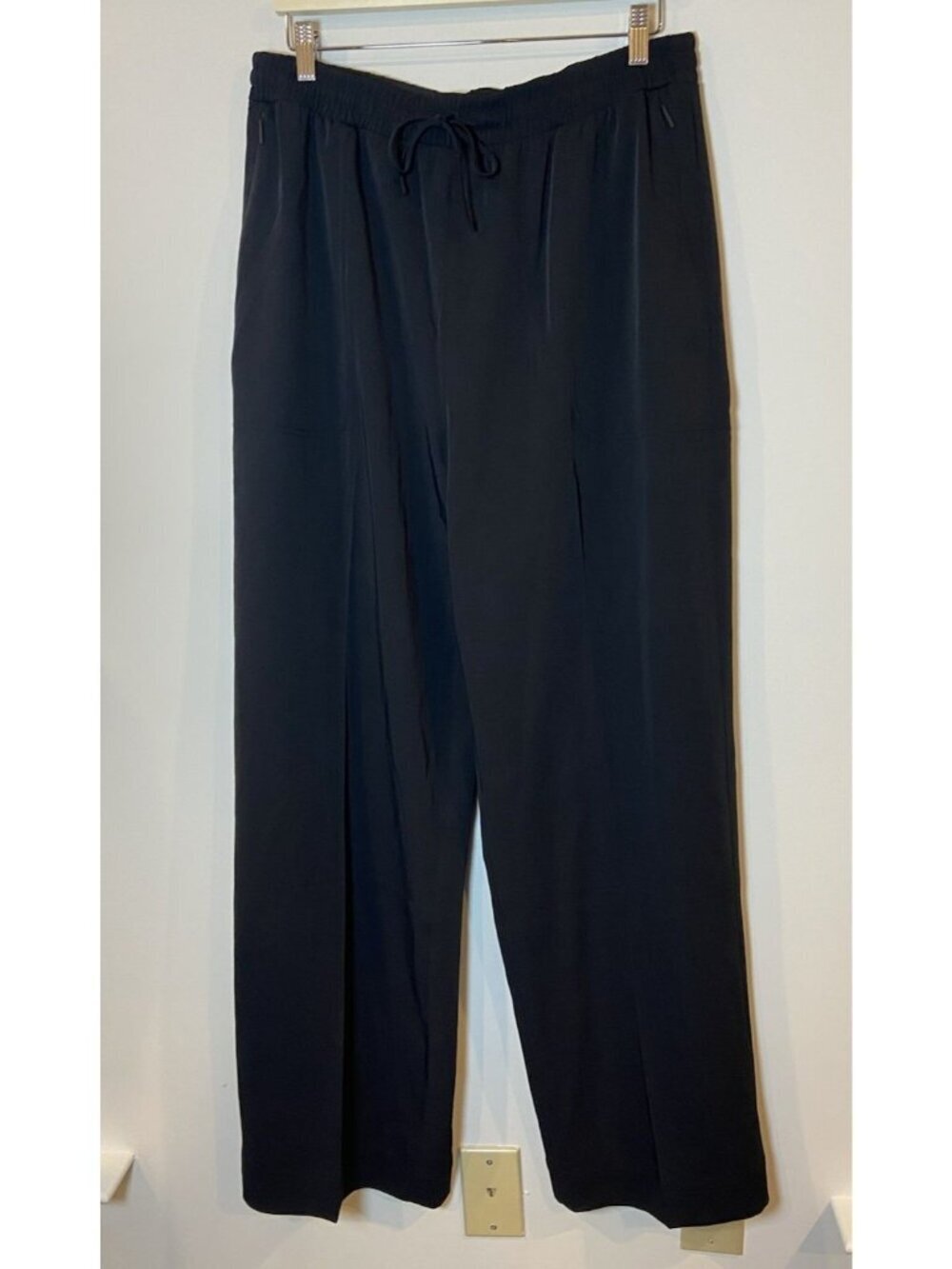 NWT Spanx Travel Gab Wide Leg Pants Black Size XL Tall New